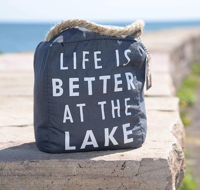 Life is Better At the Lake Door Stopper, 5 by 6-Inch