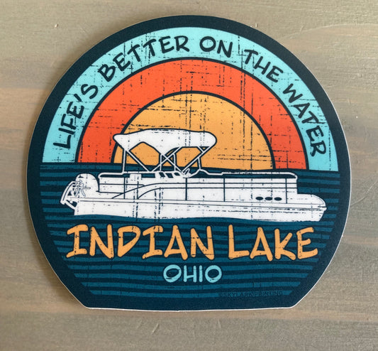 Souvenir Sticker - Life's Better on the Water