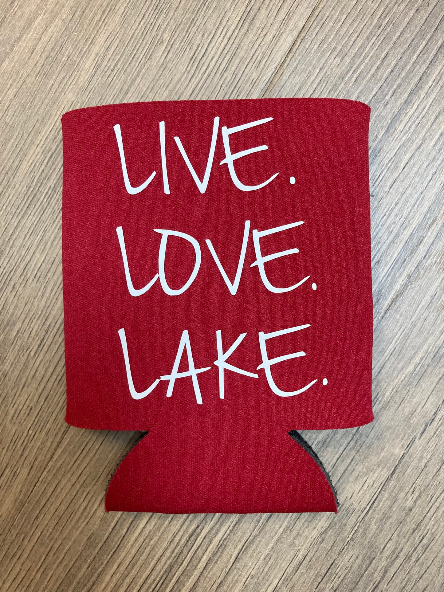 Live. Love. Lake. Koozie