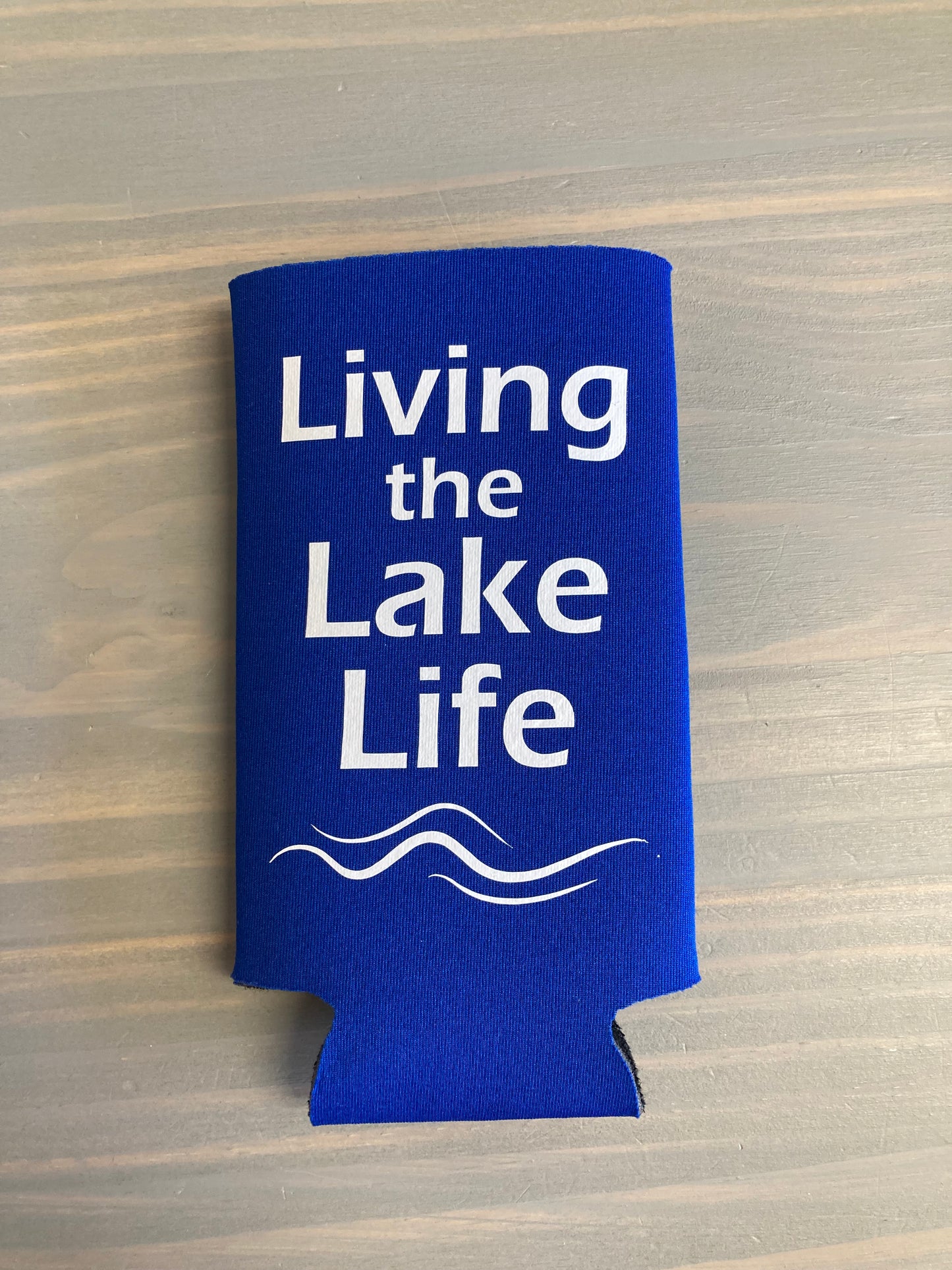 Living the Lake Life Water Bottle Koozie