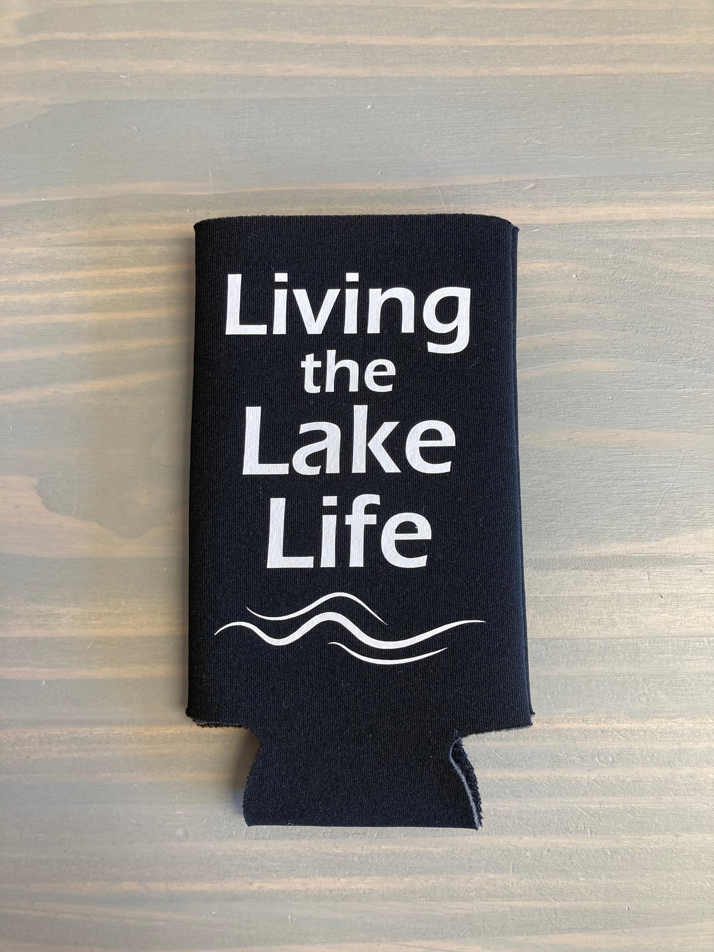 Living the Lake Life Water Bottle Koozie