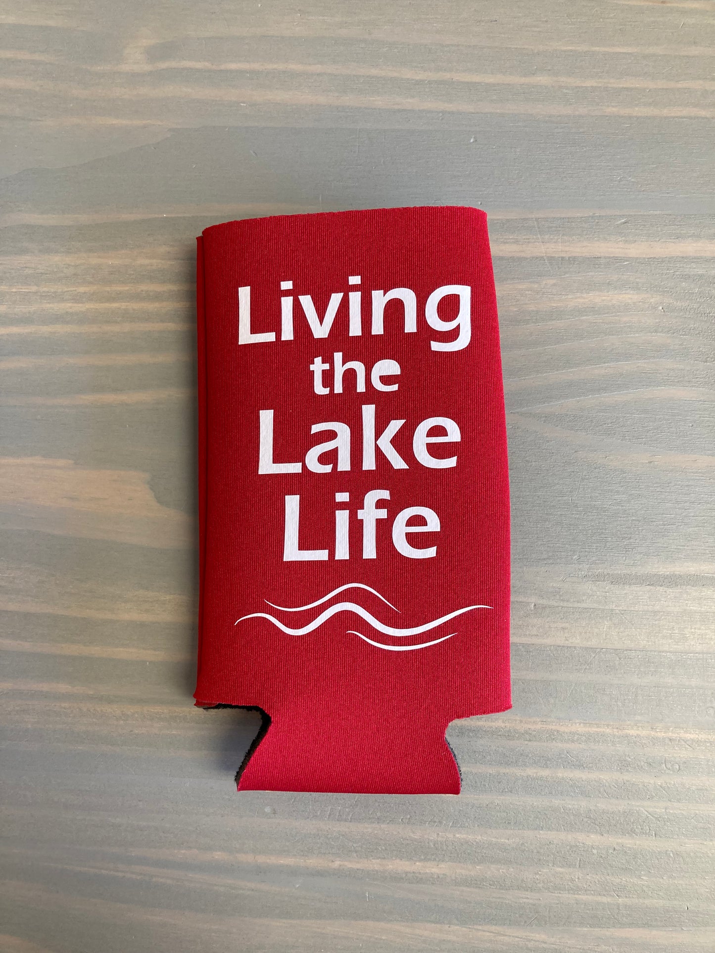 Living the Lake Life Water Bottle Koozie