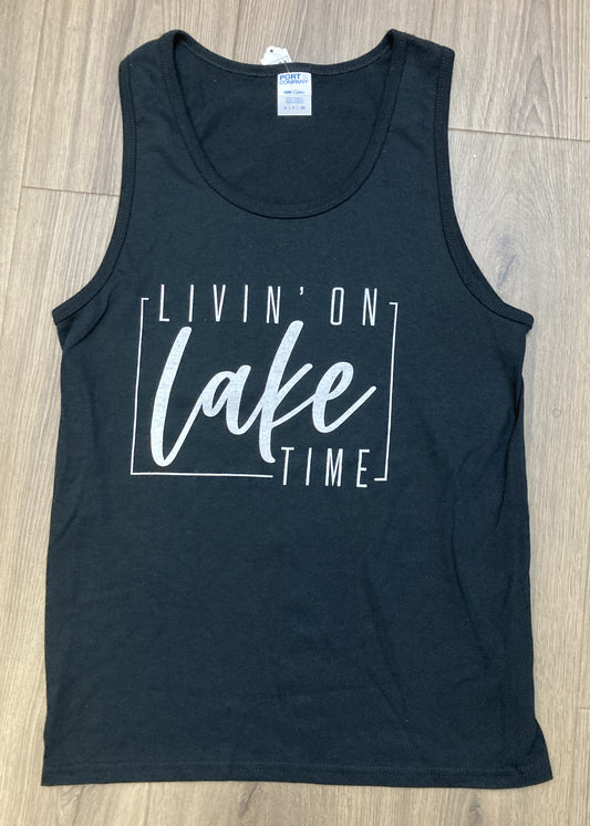 Livin' on Lake Time Men's Tank