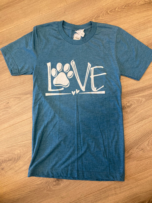 Love Pawprint T-shirt