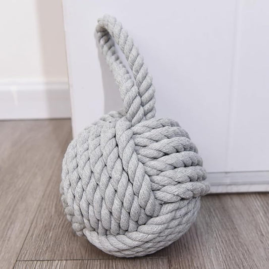 Nautical Decorative Door Stop Rope Weighted