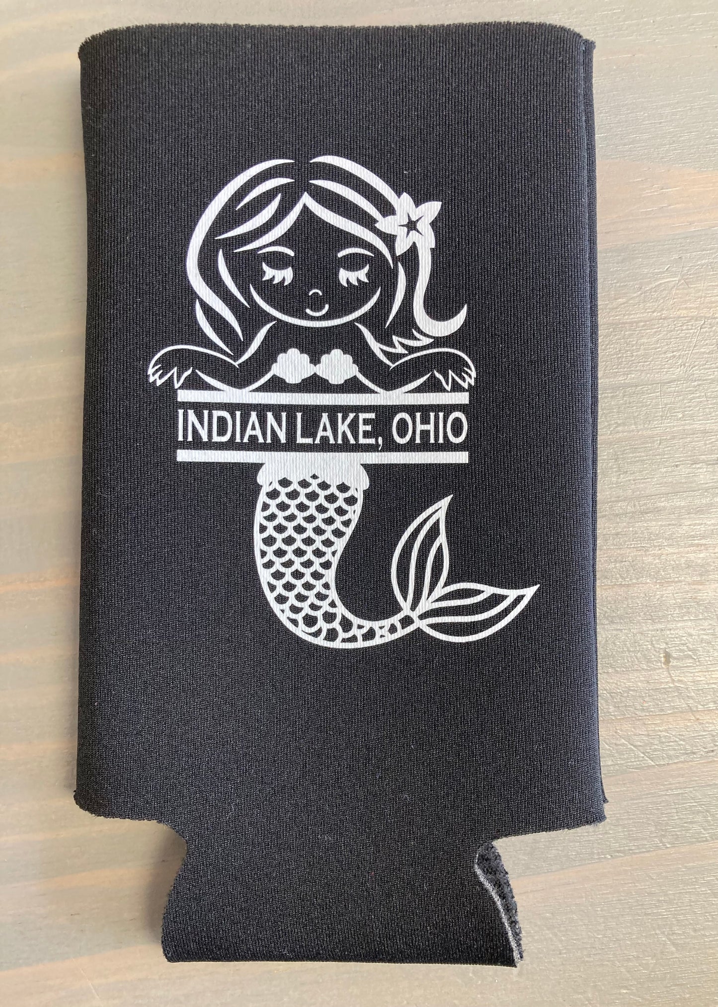 Mermaid Indian Lake Water Bottle Koozie