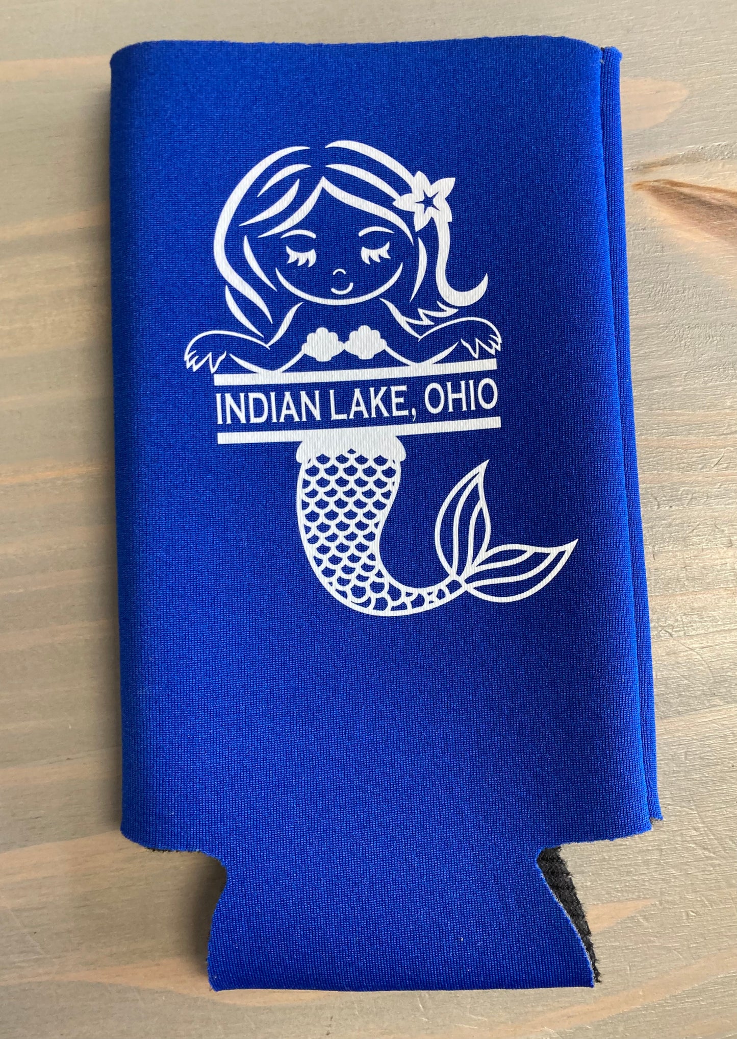 Mermaid Indian Lake Water Bottle Koozie
