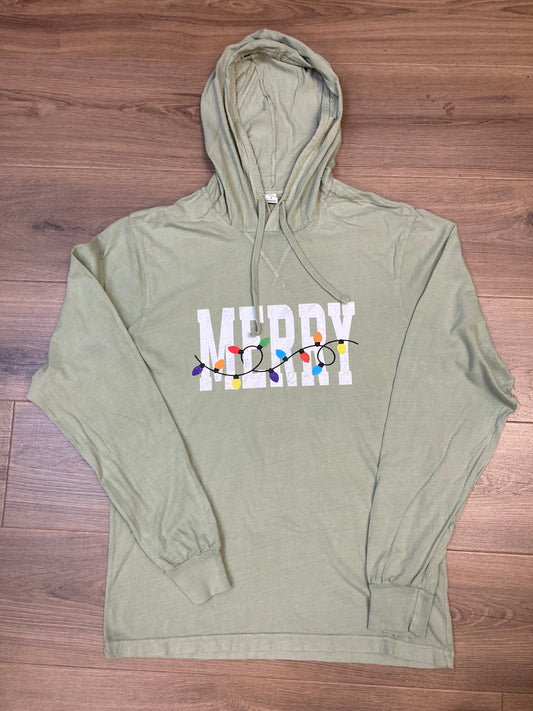 Merry Mineral Dye Organic Cotton Hoodie Tee