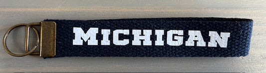 Wristlet Key Chain - Michigan