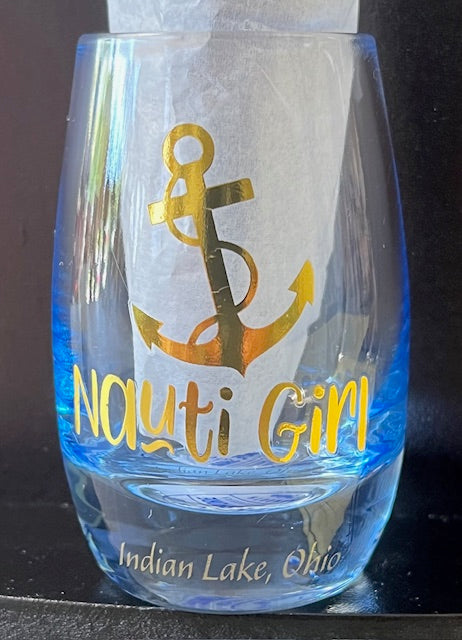 Shot Glass - Nauti Girl Indian Lake