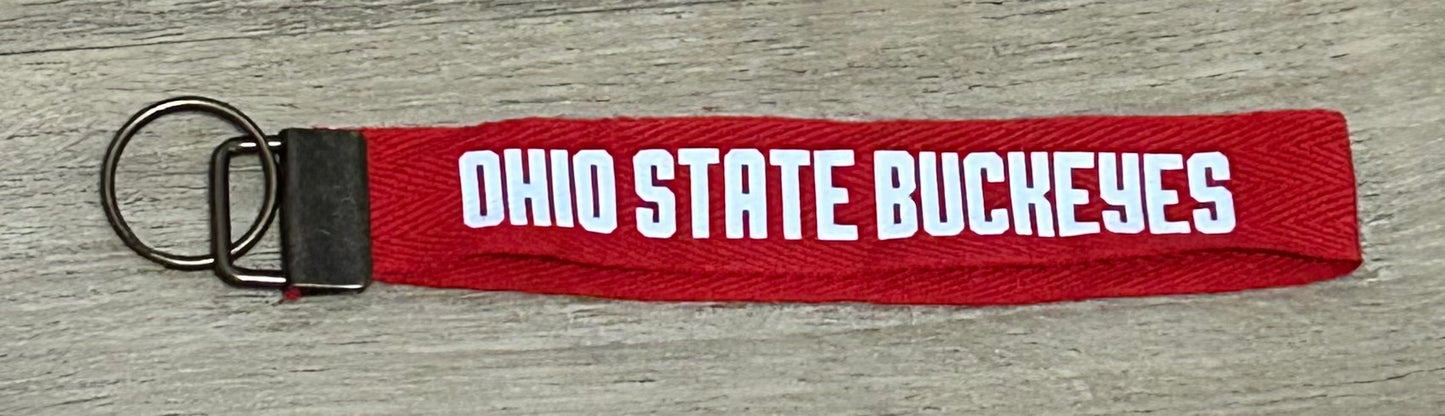 Wristlet Key Chain - Buckeyes