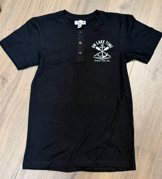 On Lake Time Henley Tee