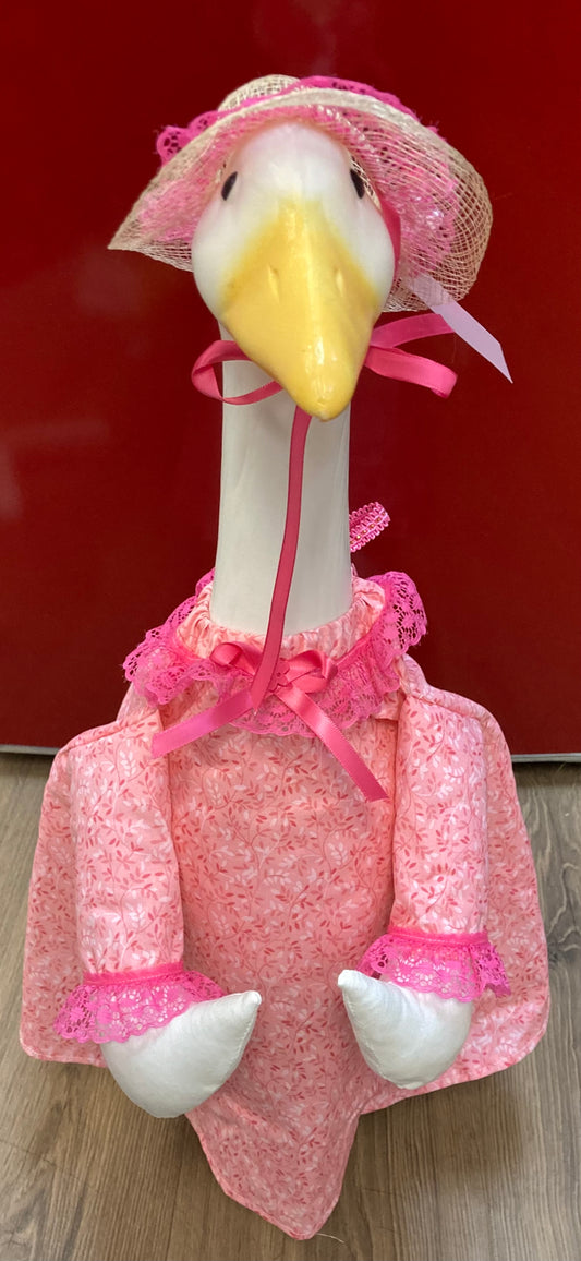 Goose Outfit - Pink Dress with Lace