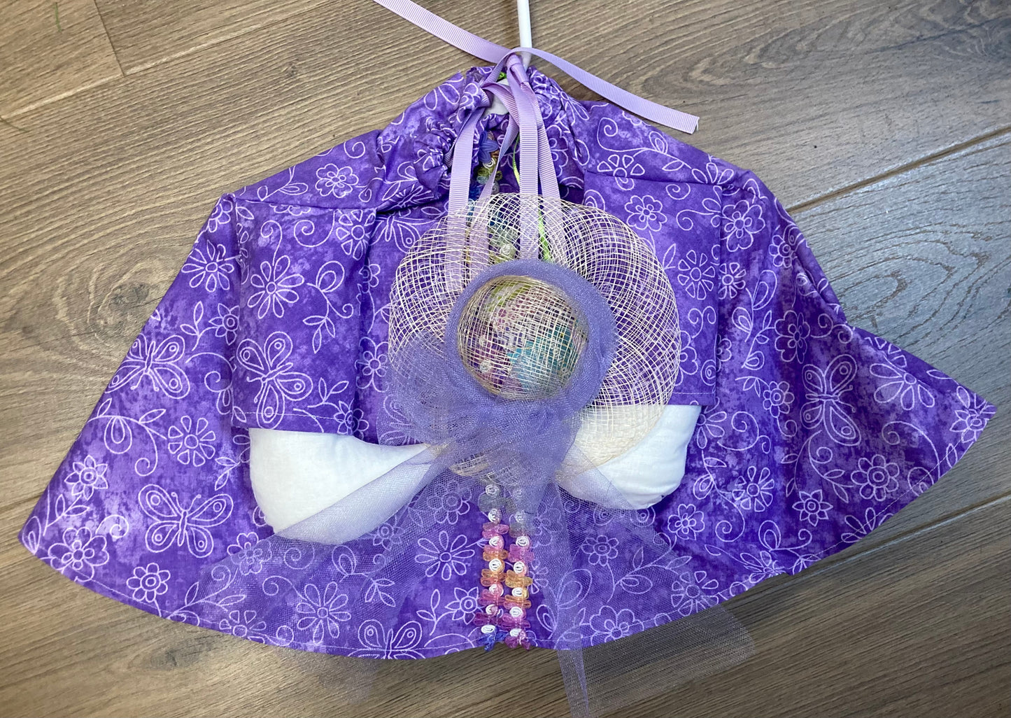 Goose Outfit - Purple Flowers Dress