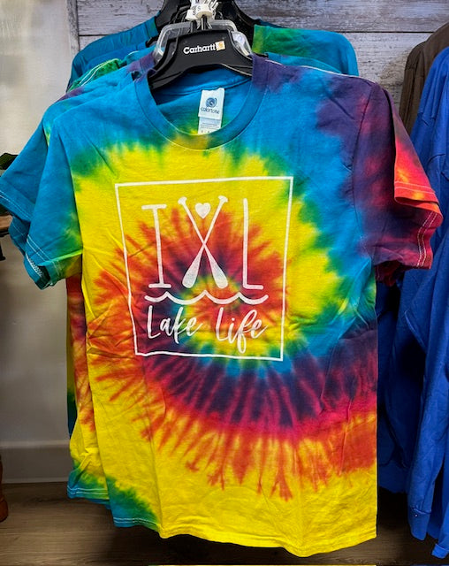 Indian Lake Rainbow Handmade Tie Dye T-Shirt