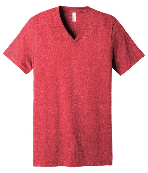 Football Themed V-Neck T-Shirt