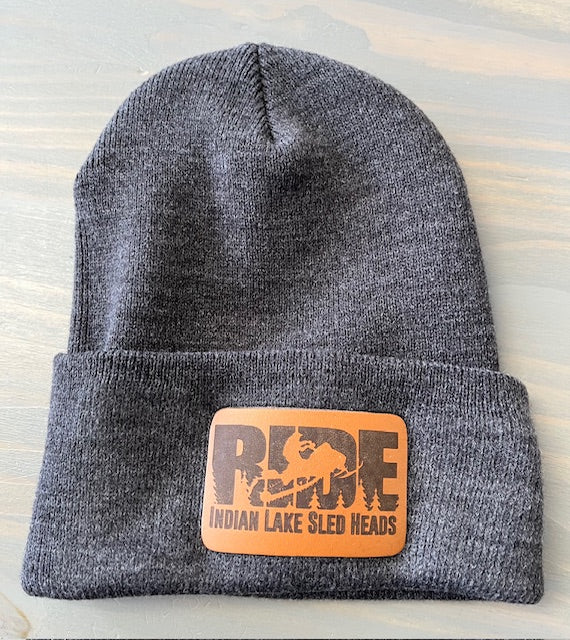 Indian Lake Sled Head "Ride" Beanies