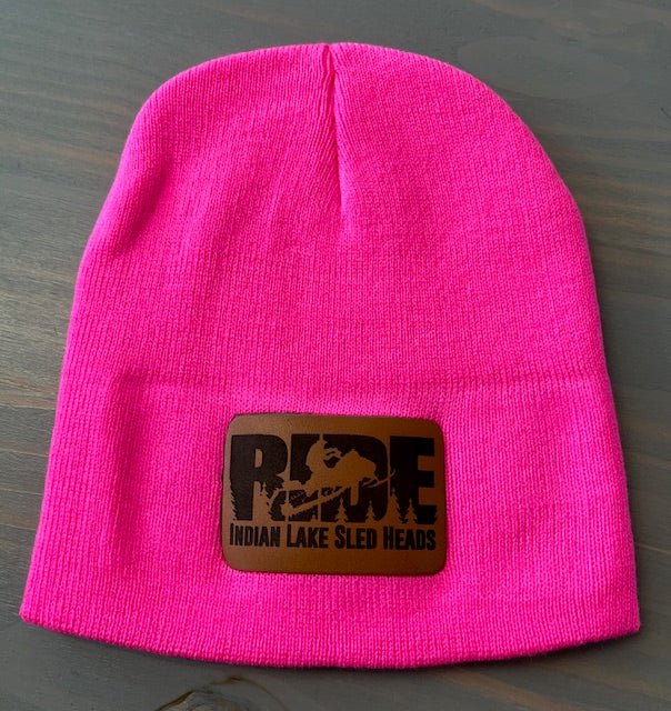 Indian Lake Sled Head "Ride" Beanies