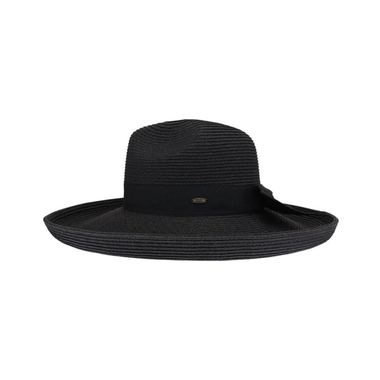 Rolled Edge Wide Brim C.C Sun Hat - CC Beanie