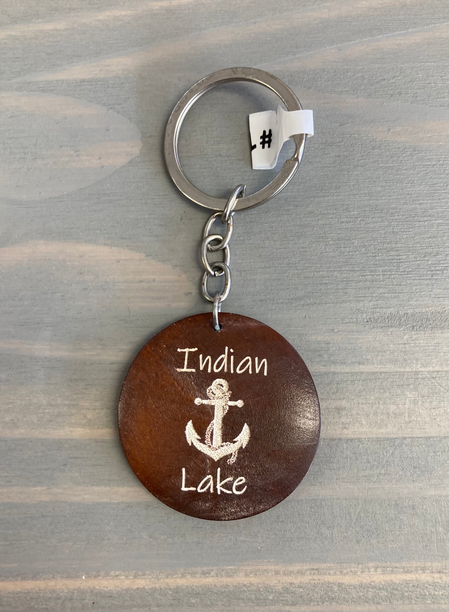 Indian Lake Round Key Chains