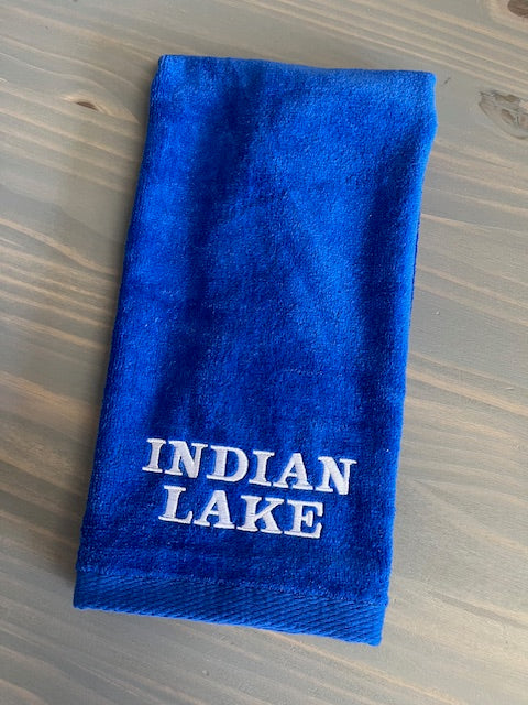 Indian Lake Embroidered Hand Towel