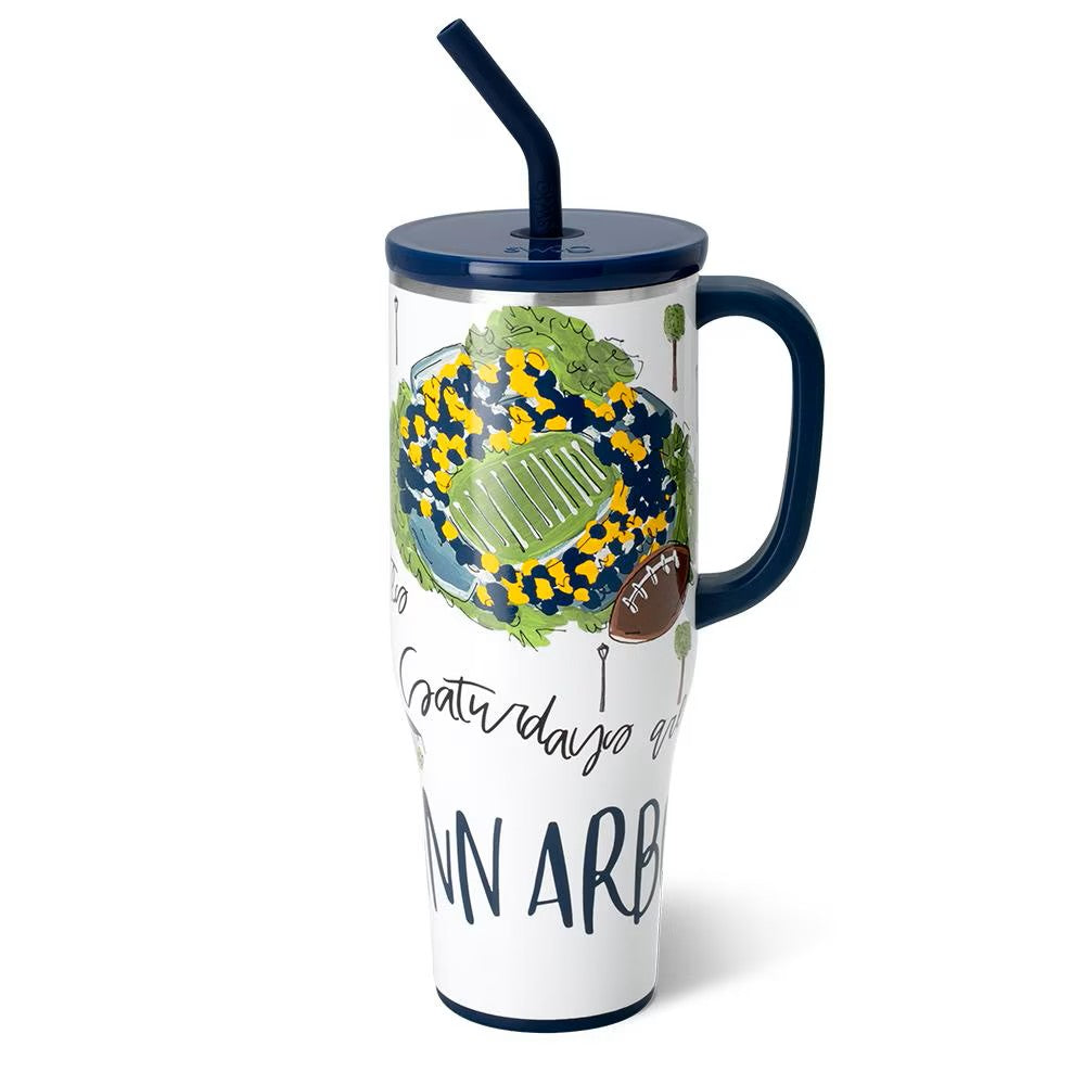 Saturdays In Ann Arbor 40oz Tumber