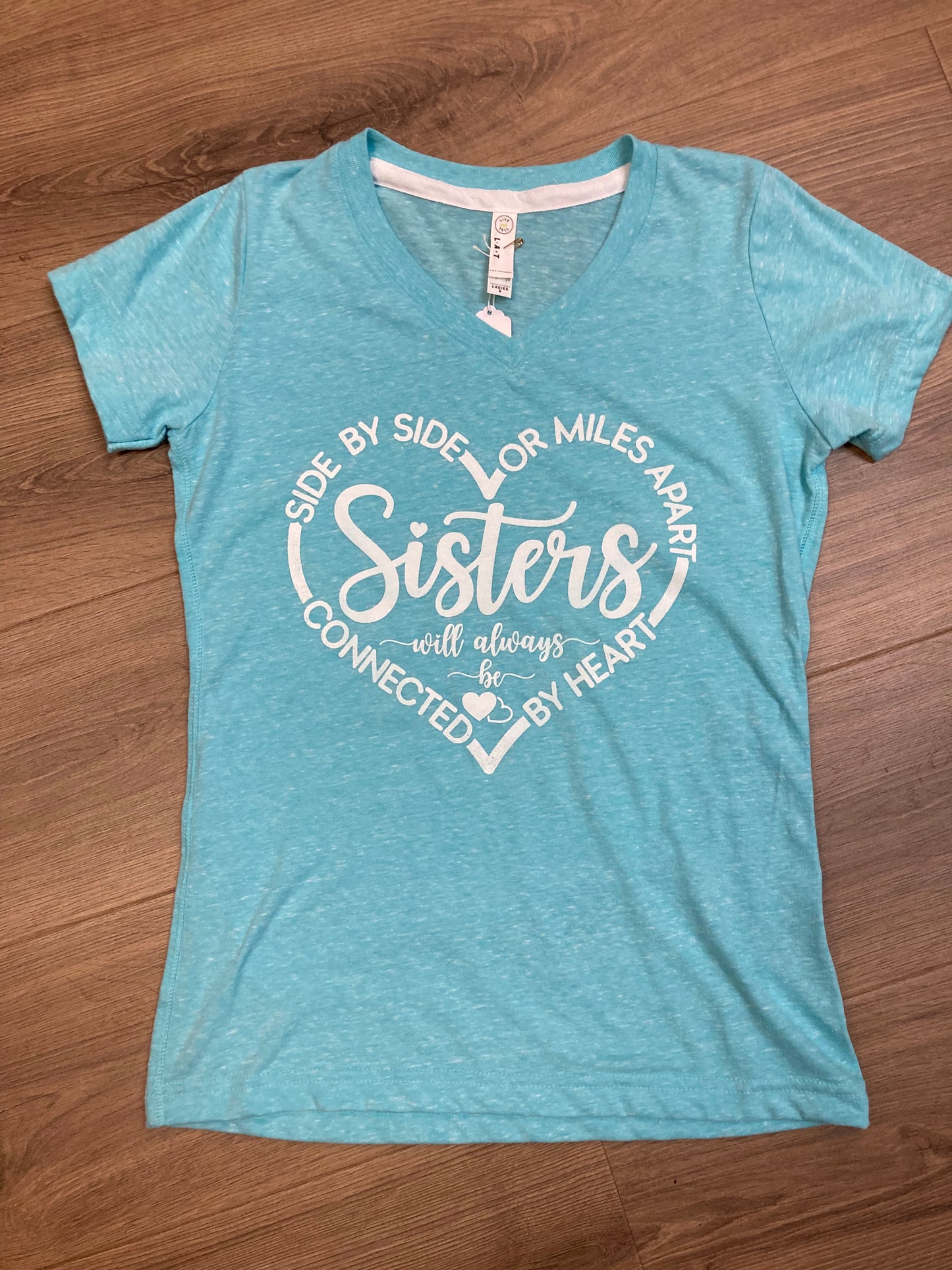 Sisters T-shirt Aqua