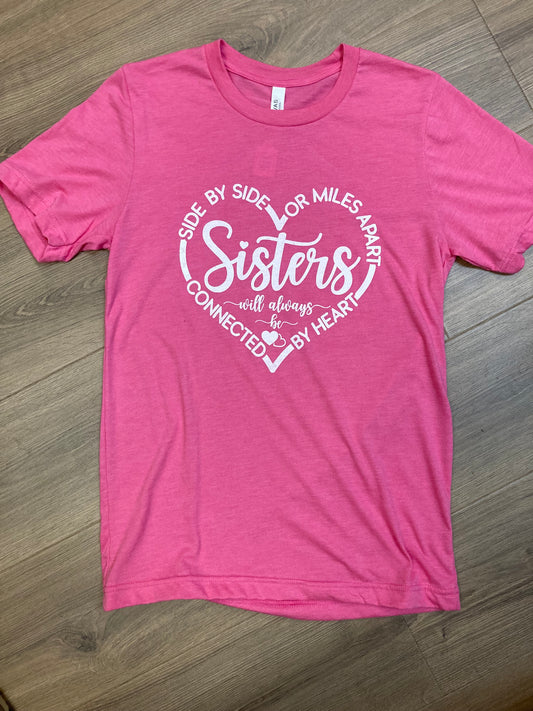 Sisters T-shirt Pink