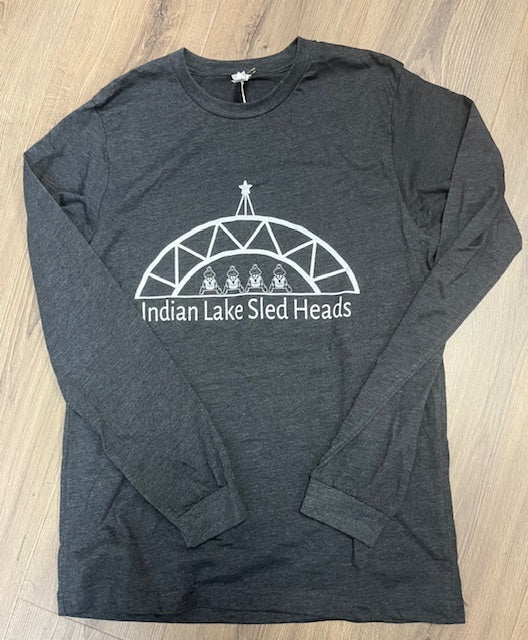 Indian Lake Sled Head Bridge Long Sleeve T-Shirt