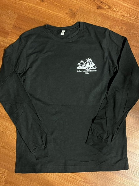 Indian Lake Sled Head Long Sleeve T-Shirt