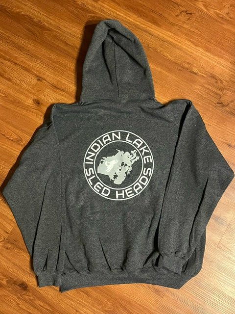 Indian Lake Sled Head Hoodie