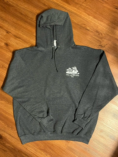 Indian Lake Sled Head Hoodie