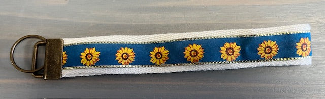 Wristlet Key Chain - Sunflower