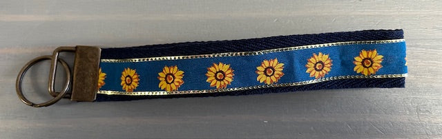 Wristlet Key Chain - Sunflower