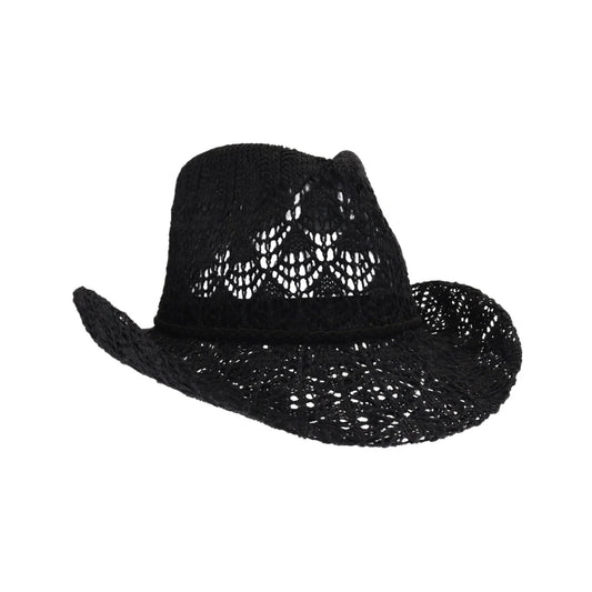 Tahoe C.C Horseshoe Lace Knit Cowboy Hat - CC Beanie