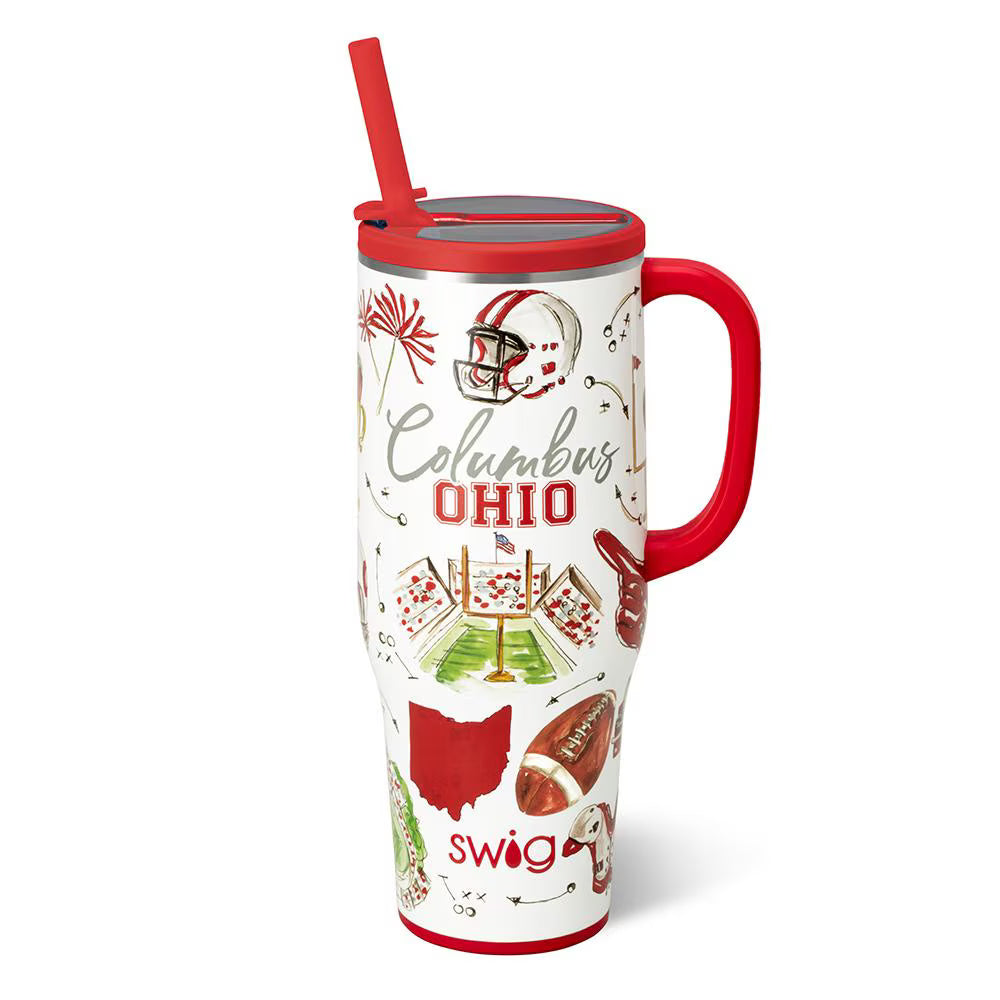 Tailgates In Columbus Mega Mug 40oz