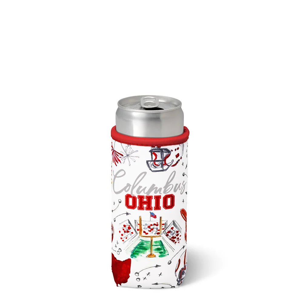 Tailgates in Columbus Slim Can Coolie by Swig