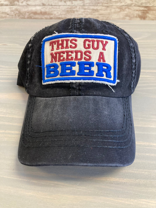 Ball Cap - This Guy Needs a Beer