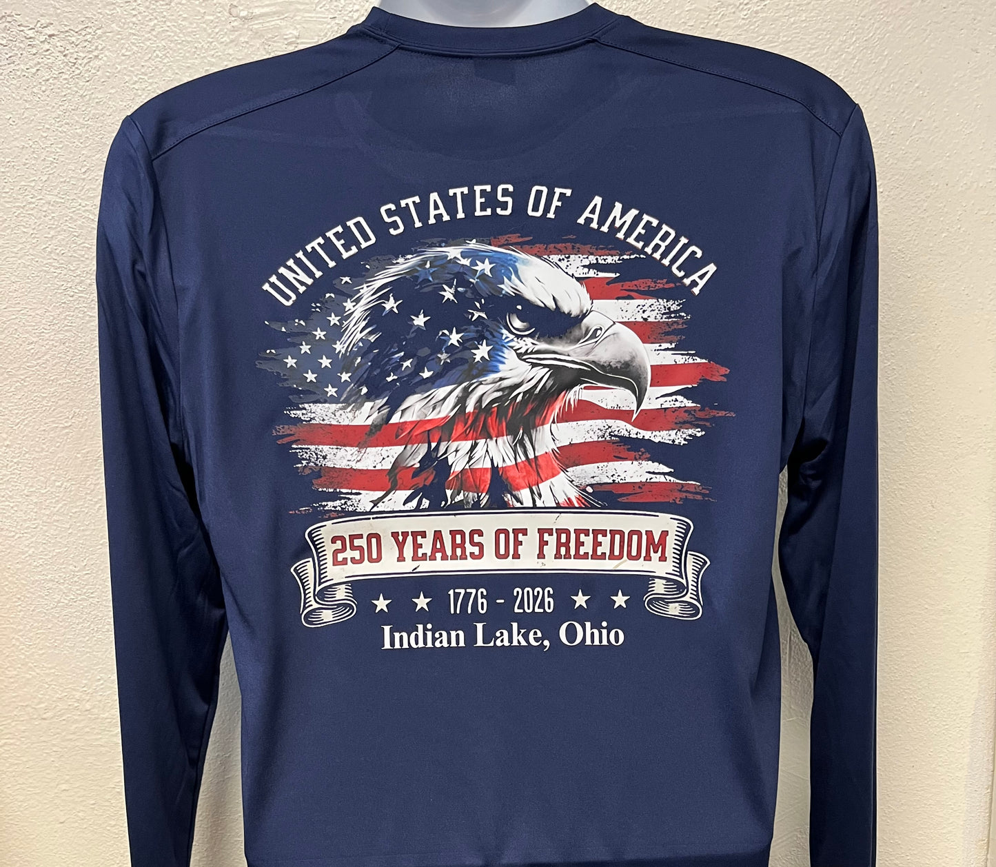 USA Eagle 250 Celebration UV Long Sleeve Tee