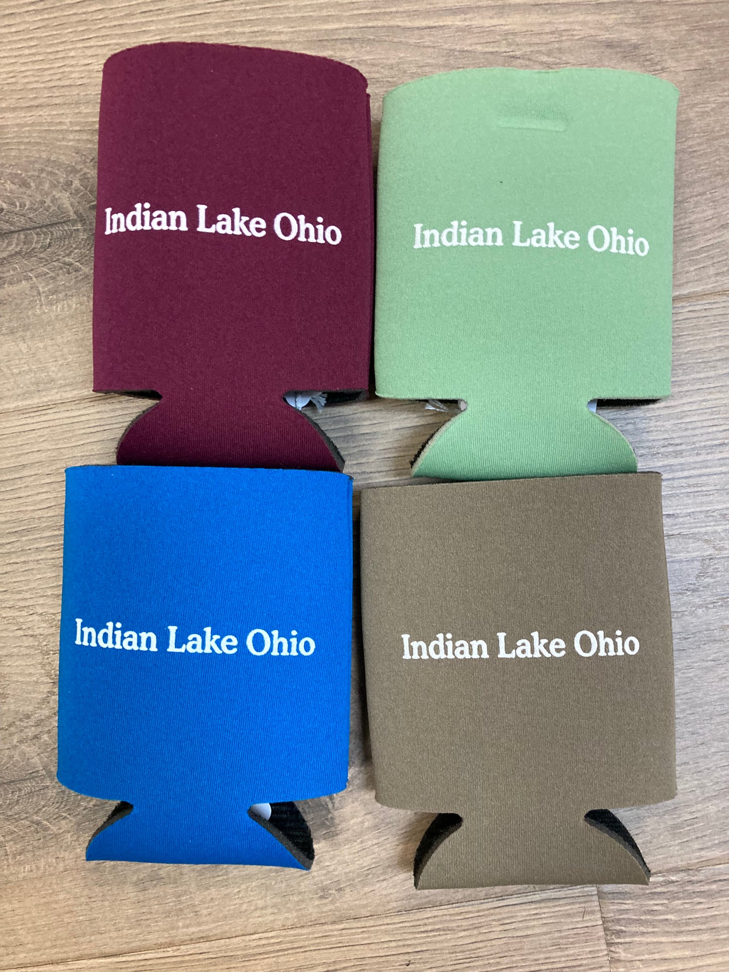 What Happens at the Lake Never Happened Indian Lake Koozie