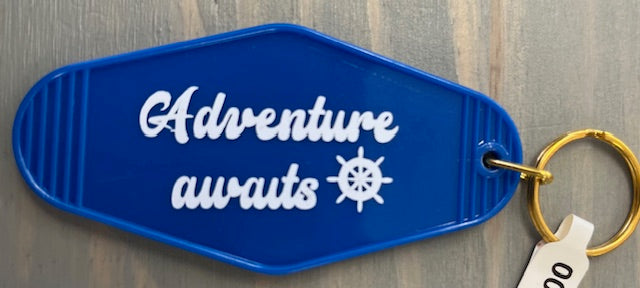 Adventure Awaits Motel Key Chains