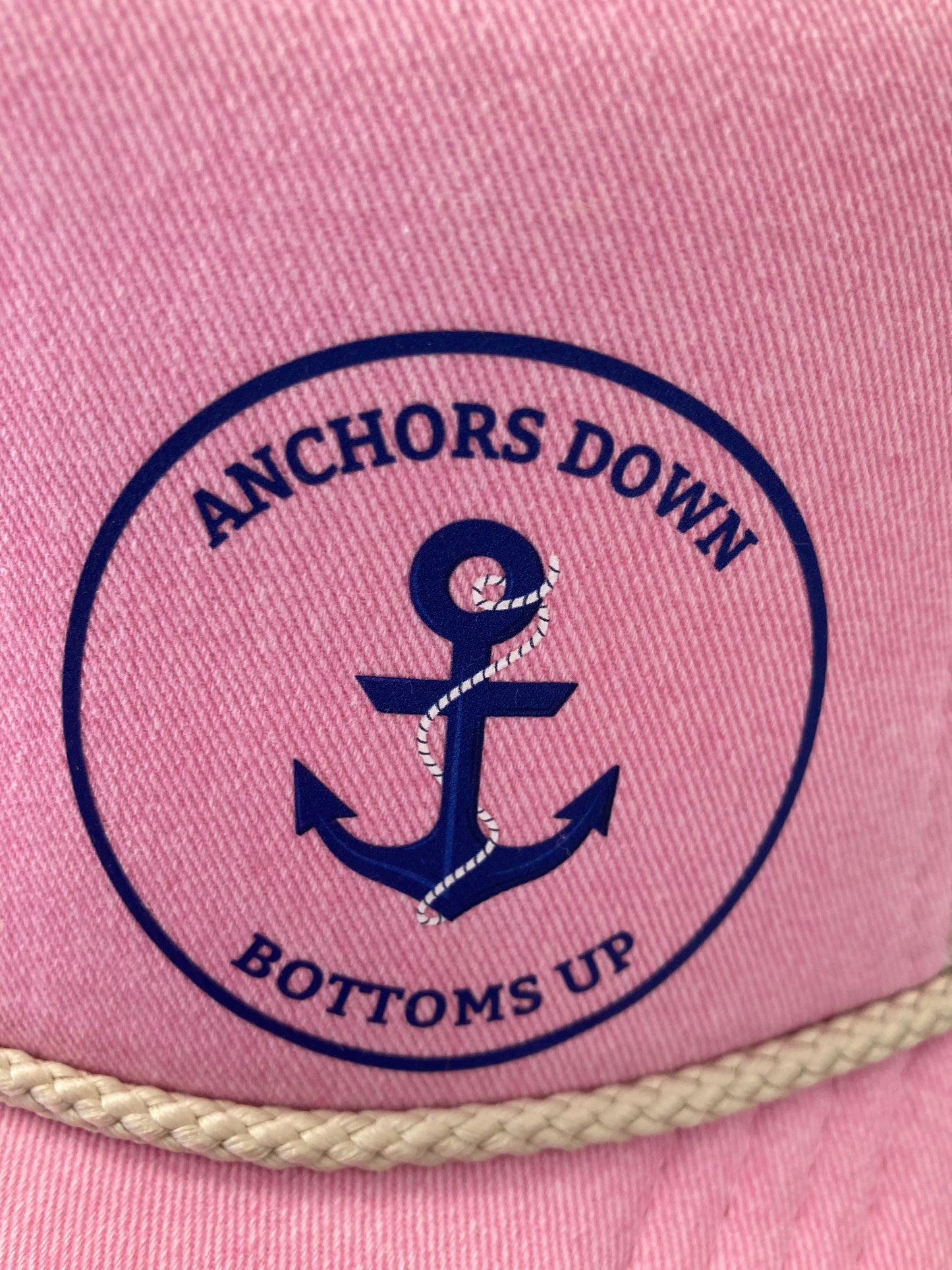 Ball Cap - Anchors Down Bottoms Up- Premium Pigment Foam Trucker Style