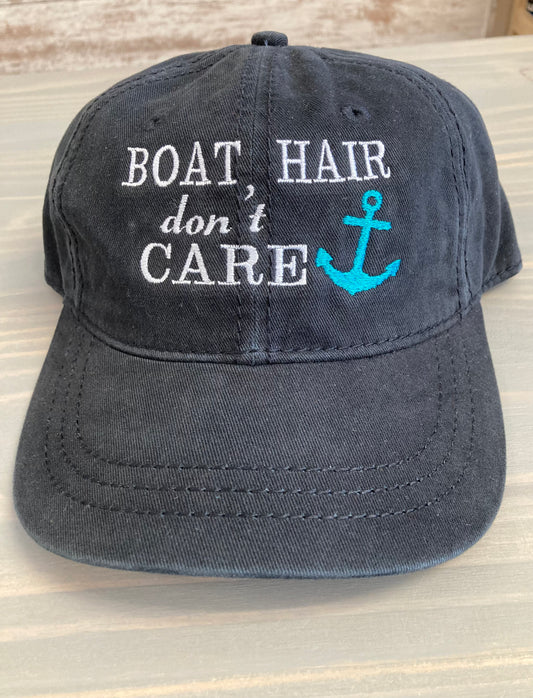 Boat Hair Don't Care Ball Cap