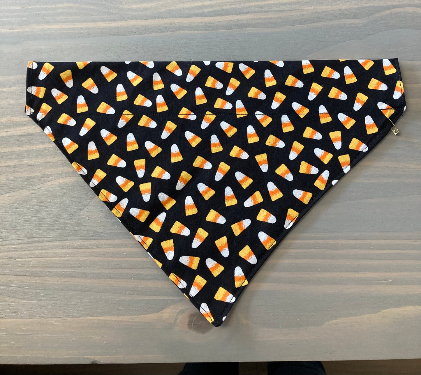 Dog Scarf - Thru the Collar Pet Neck Scarf - Candy Corn