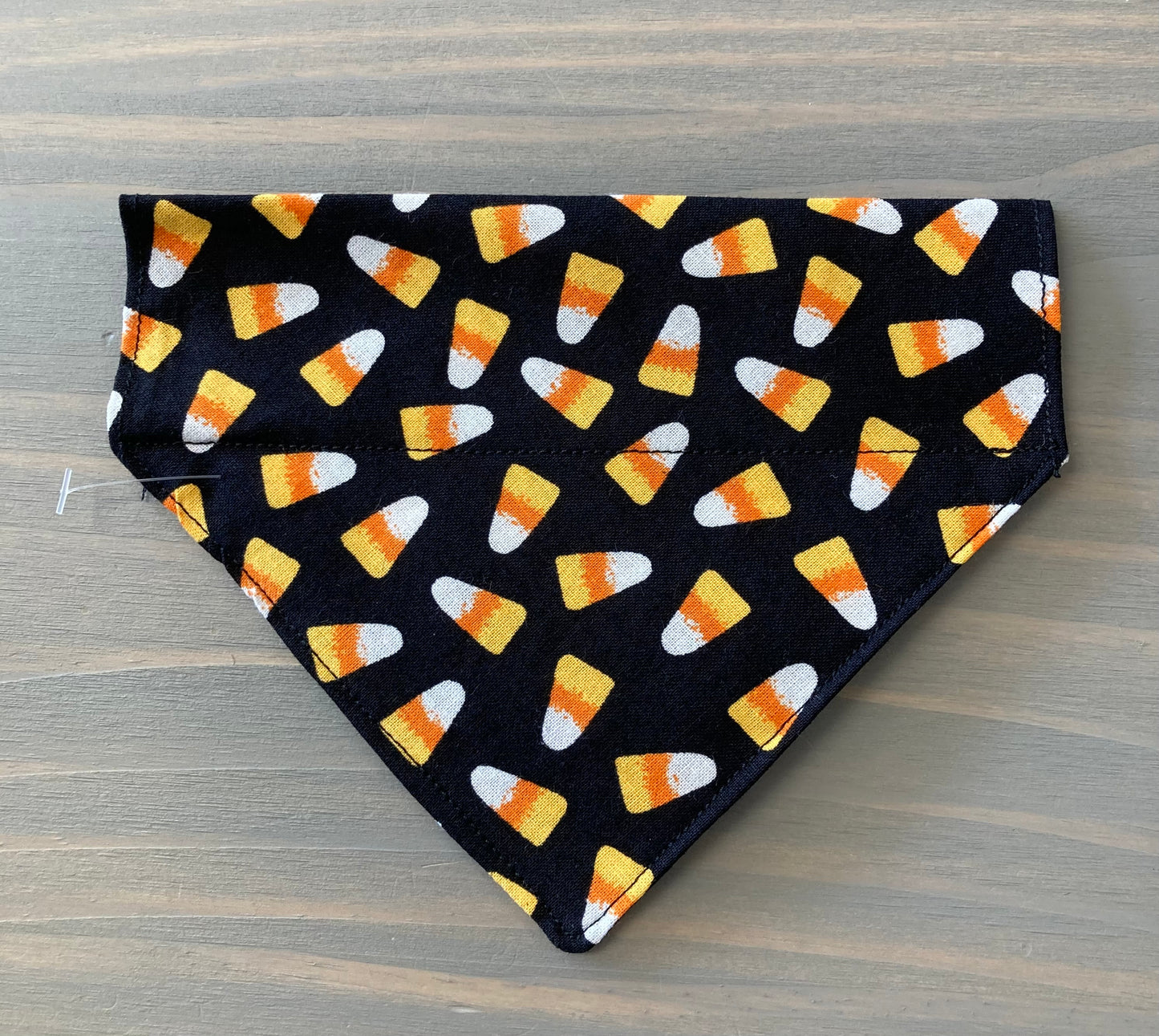 Dog Scarf - Thru the Collar Pet Neck Scarf - Candy Corn