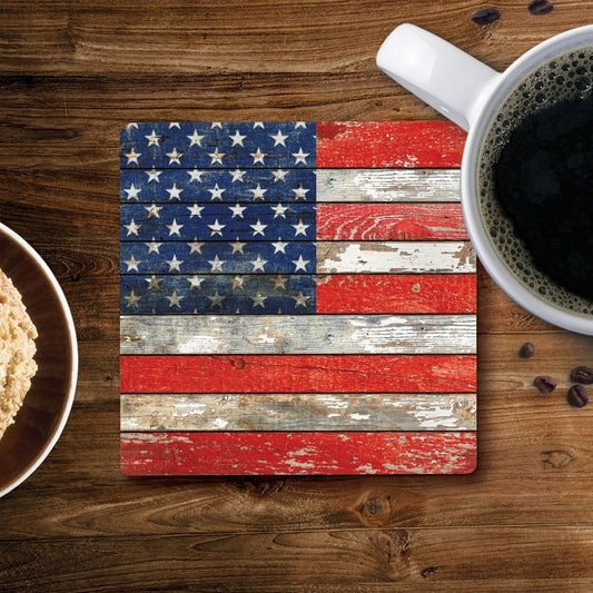 Coaster- American Flag