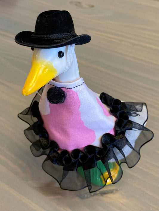 7" Desktop Goose Statue Outfit - Single