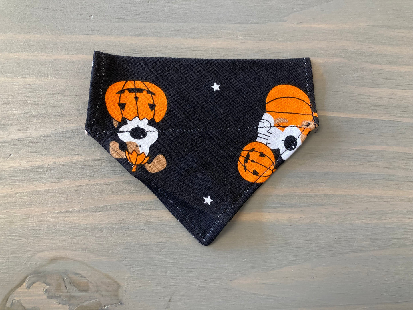 Dog Scarf - Thru the Collar Pet Neck Scarf - Halloween Dogs