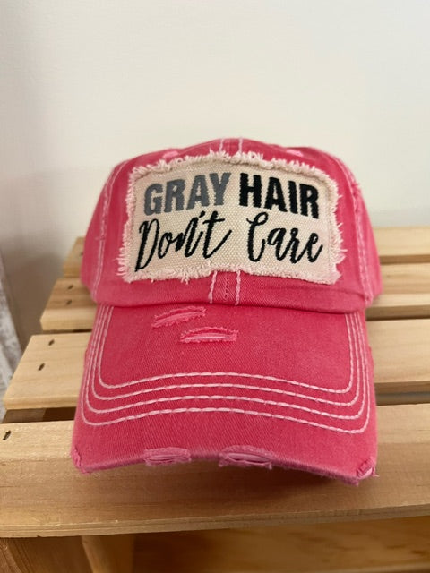 Ball Cap Vintage - Gray Hair Don't Care