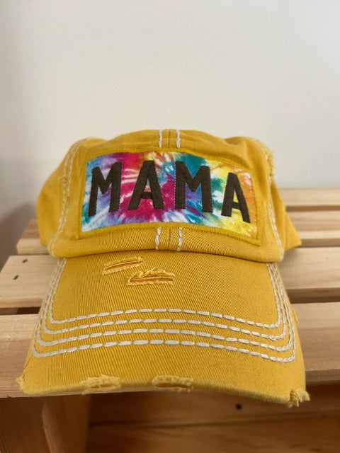 Ball Cap Vintage - MAMA Tie Dye